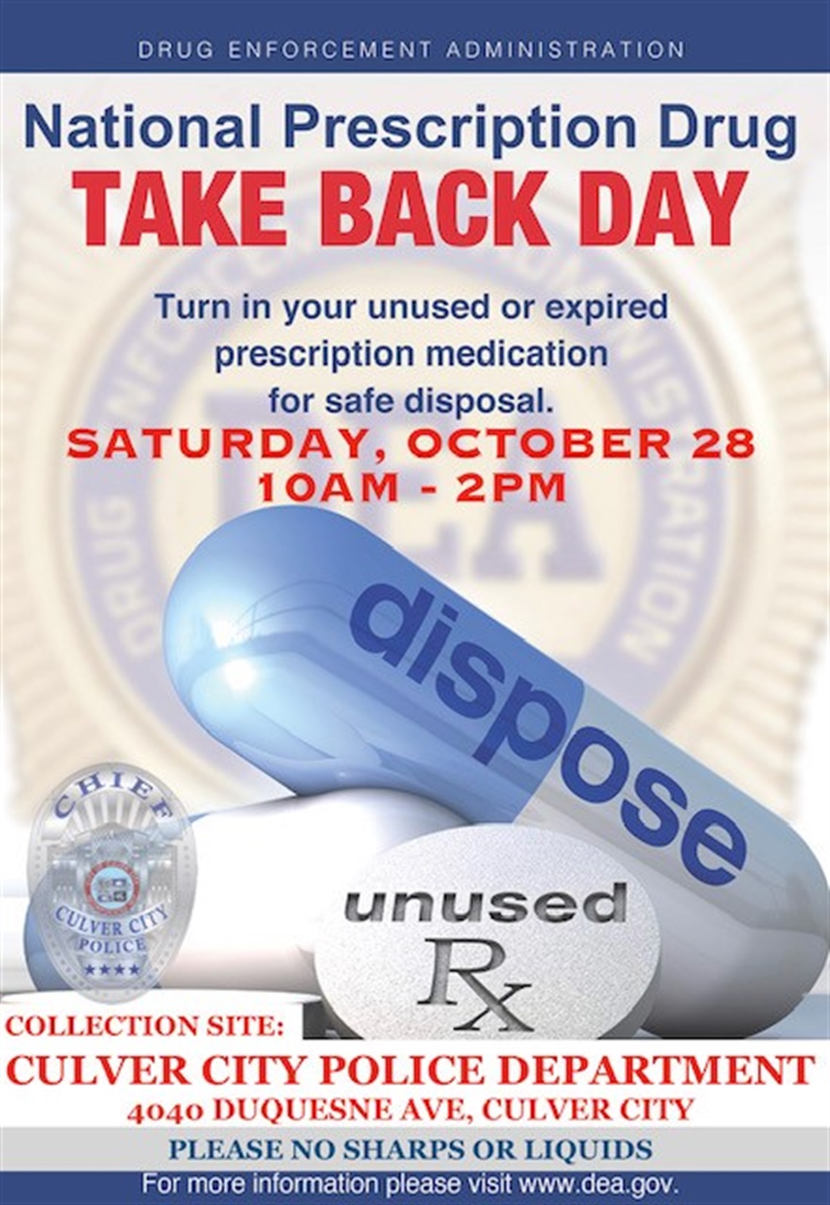 Drug Disposal: Drug Take Back Locations