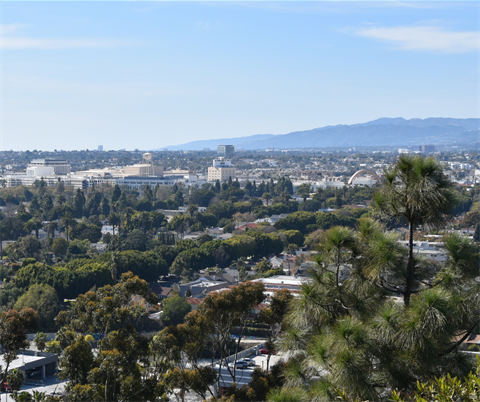 Aerial View of the Culver City Skyline